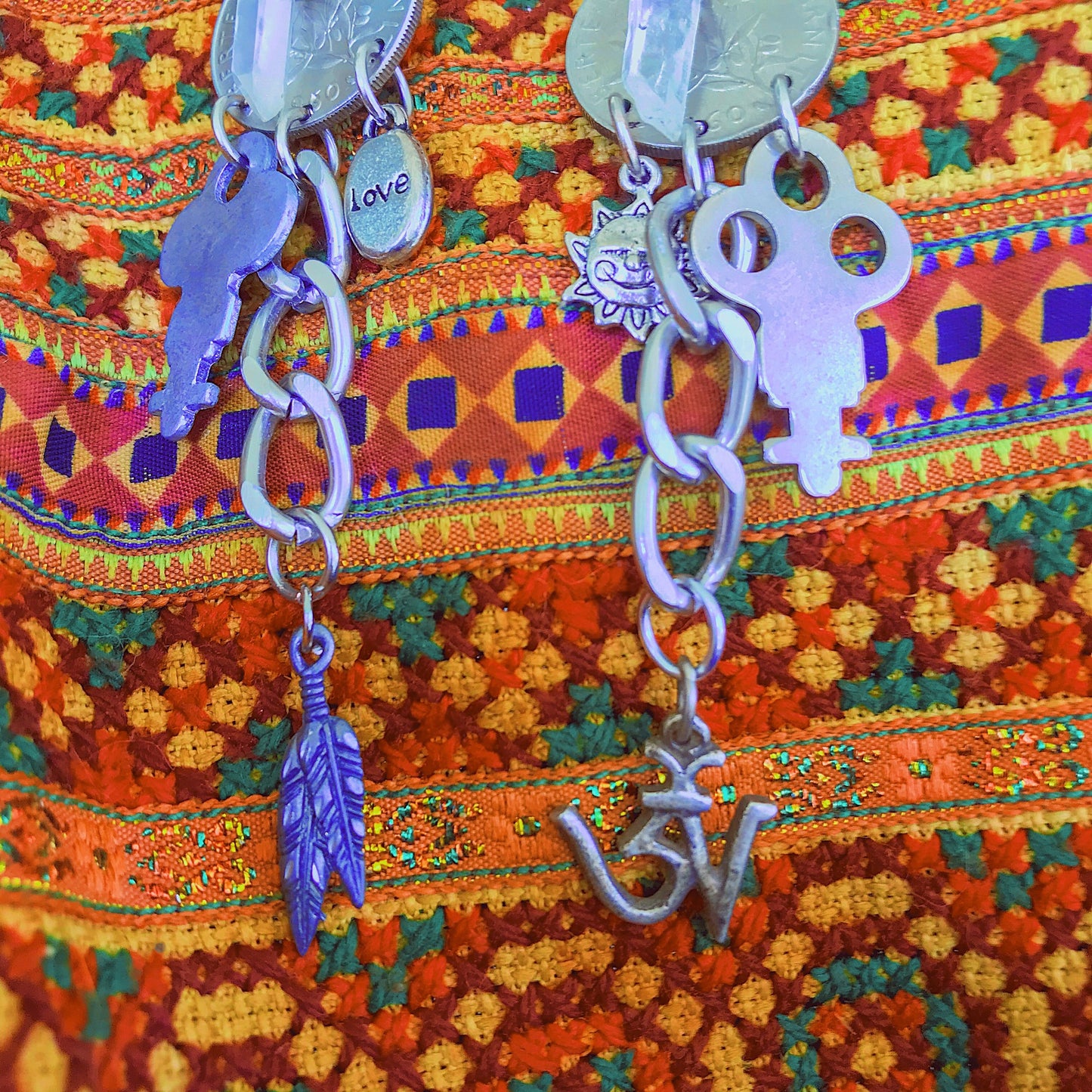 Future Dawn Designs: Vintage Francs + Charms | Earrings