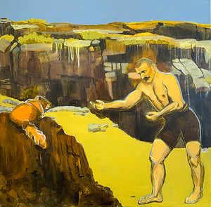 He faced his marmot with grace, dignity, and the intention of fair play.